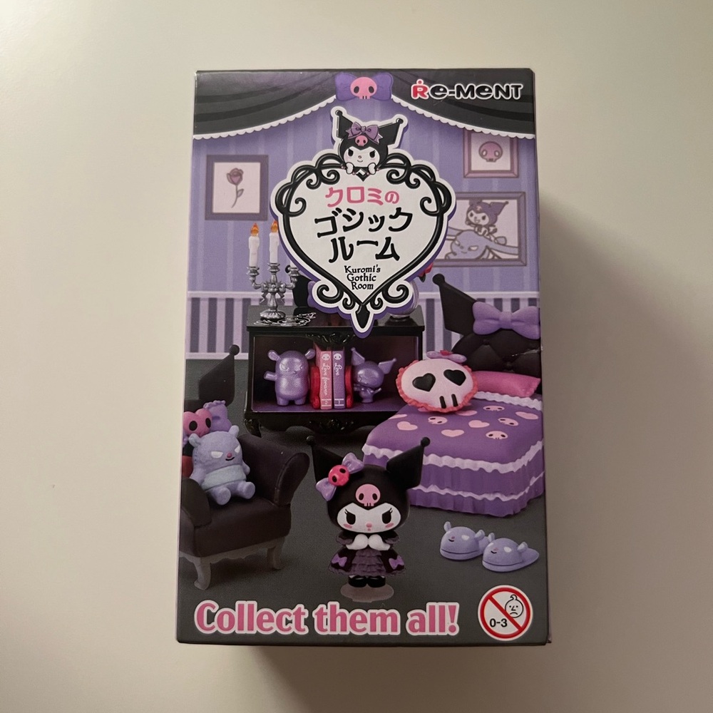 Re-Ment Kuromi Gothic Room Set